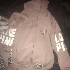 Zip up jacket hoodie from Victoria Secret